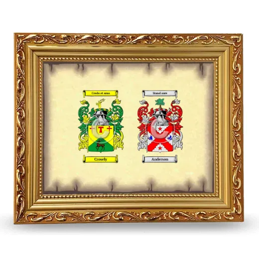 Anniversary Framed - Gold