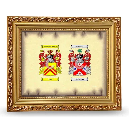 Anniversary Framed - Gold