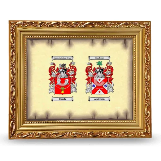 Anniversary Framed - Gold