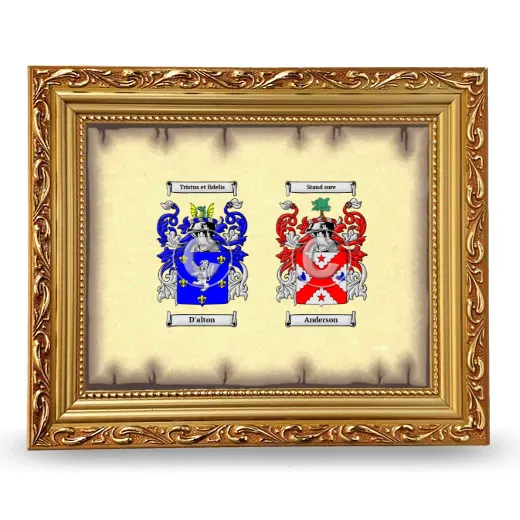 Anniversary Framed - Gold