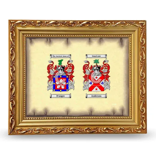 Anniversary Framed - Gold