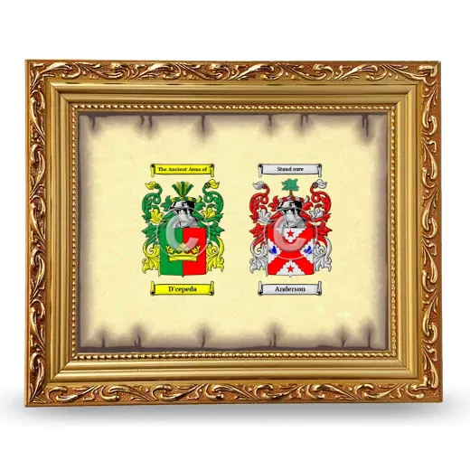 Anniversary Framed - Gold