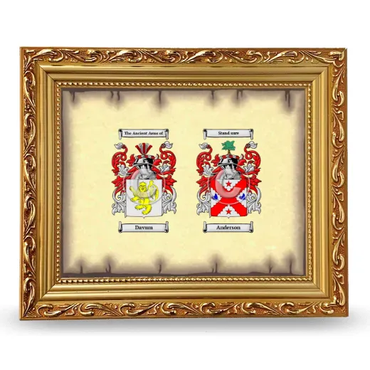 Anniversary Framed - Gold