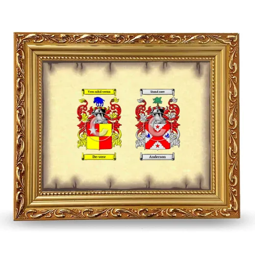 Anniversary Framed - Gold