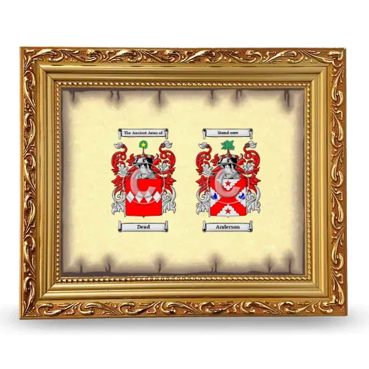 Anniversary Framed - Gold