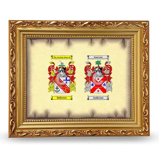 Anniversary Framed - Gold