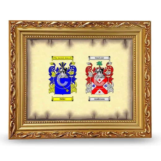 Anniversary Framed - Gold