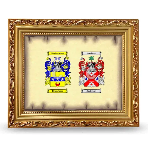 Anniversary Framed - Gold