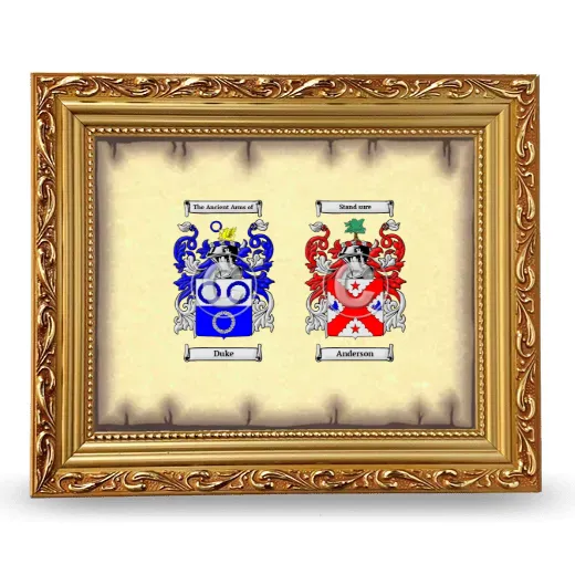 Anniversary Framed - Gold