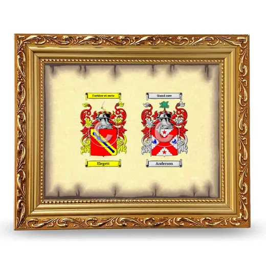 Anniversary Framed - Gold