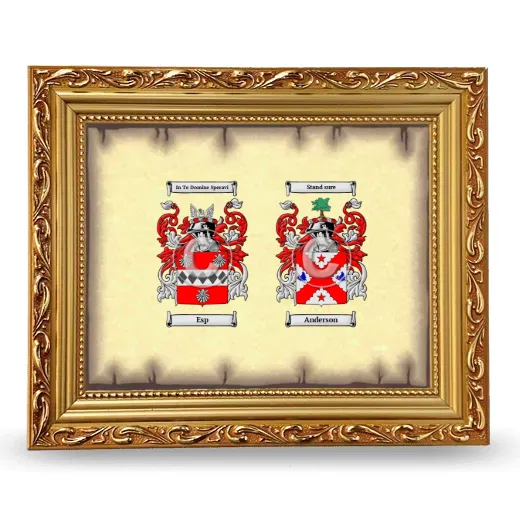 Anniversary Framed - Gold