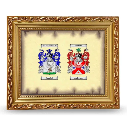 Anniversary Framed - Gold