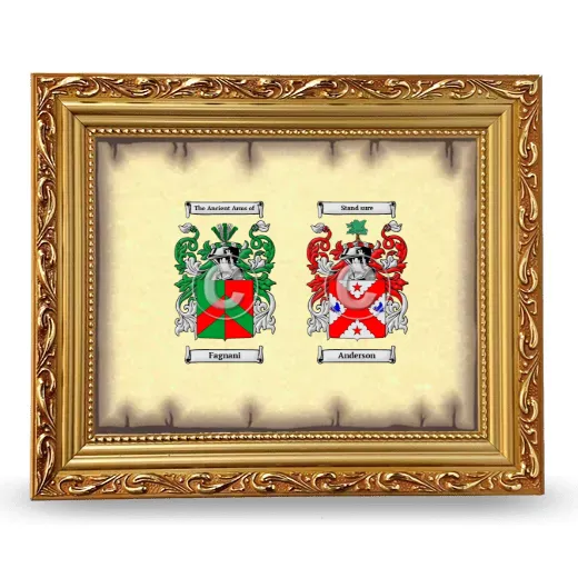 Anniversary Framed - Gold