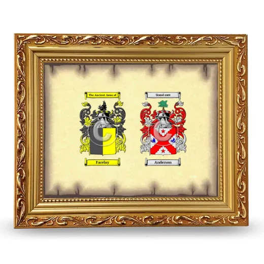 Anniversary Framed - Gold