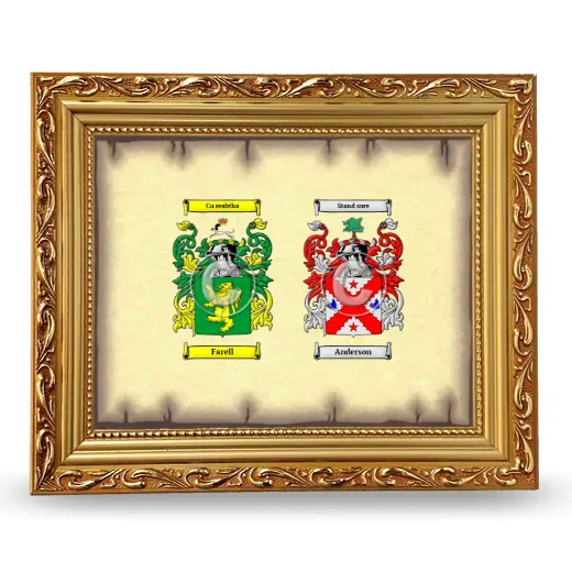 Anniversary Framed - Gold