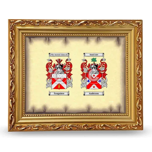 Anniversary Framed - Gold