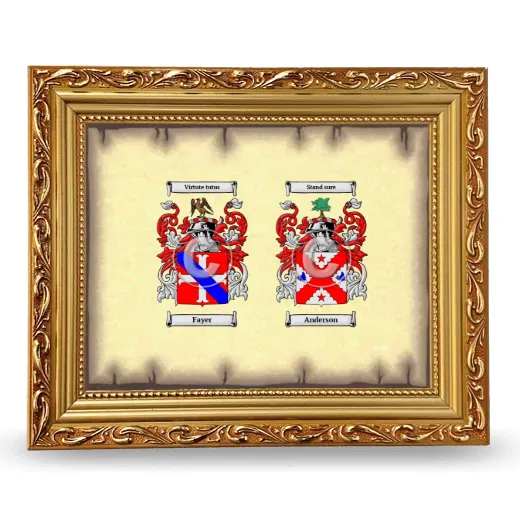 Anniversary Framed - Gold