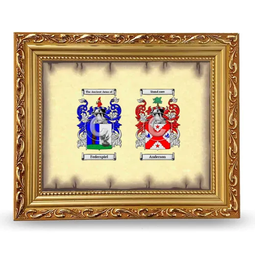 Anniversary Framed - Gold