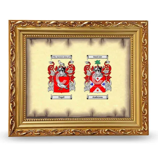 Anniversary Framed - Gold