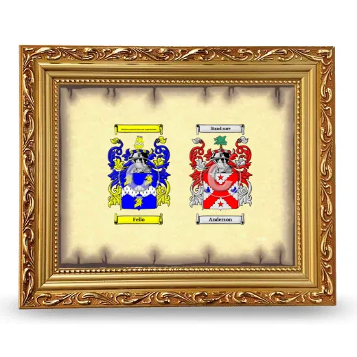 Anniversary Framed - Gold