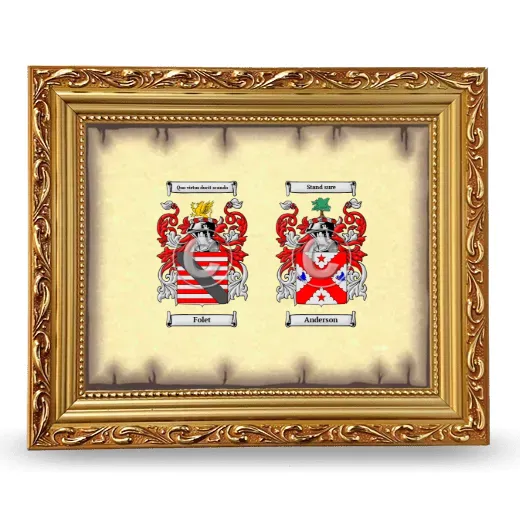 Anniversary Framed - Gold