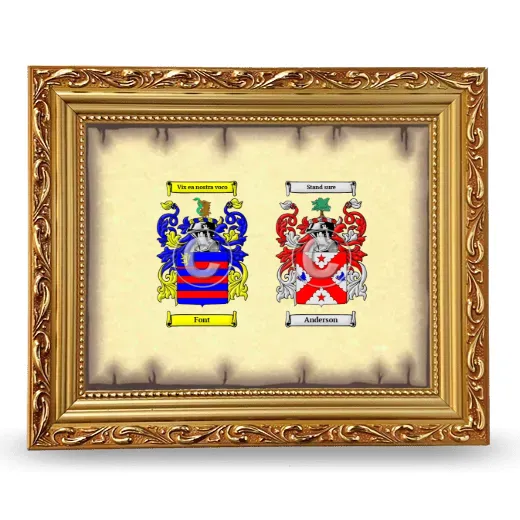 Anniversary Framed - Gold