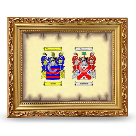 Anniversary Framed - Gold