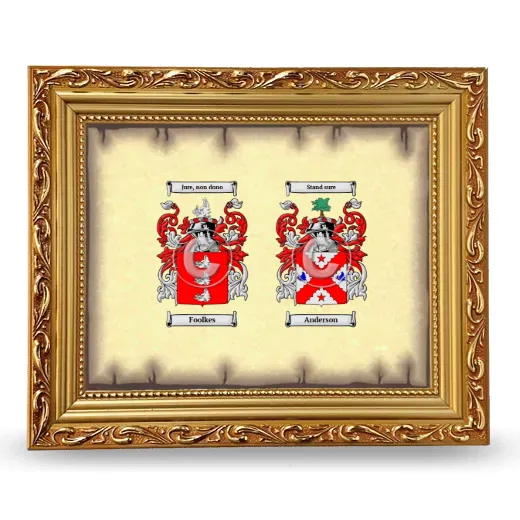 Anniversary Framed - Gold