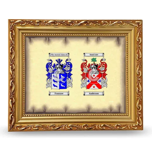 Anniversary Framed - Gold