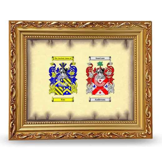 Anniversary Framed - Gold