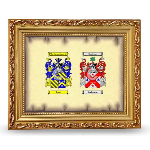 Anniversary Framed - Gold