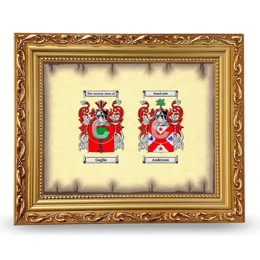 Anniversary Framed - Gold