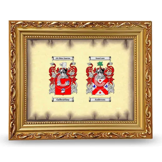 Anniversary Framed - Gold