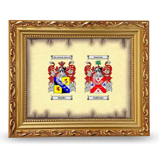 Anniversary Framed - Gold