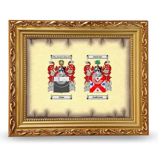 Anniversary Framed - Gold