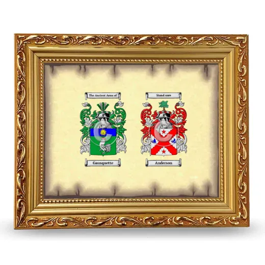 Anniversary Framed - Gold