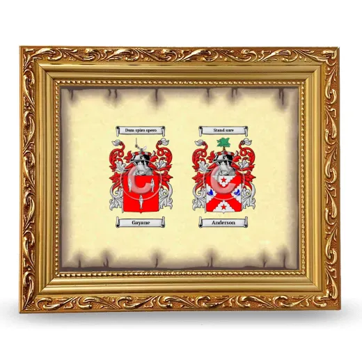 Anniversary Framed - Gold