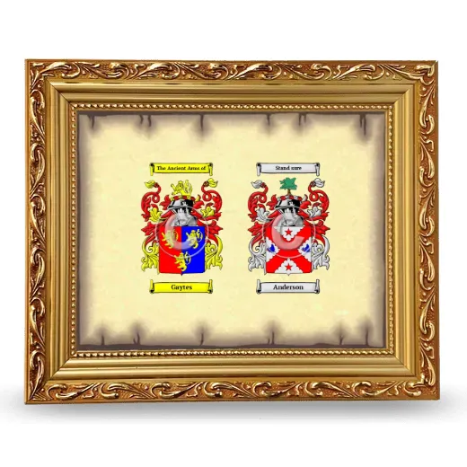 Anniversary Framed - Gold