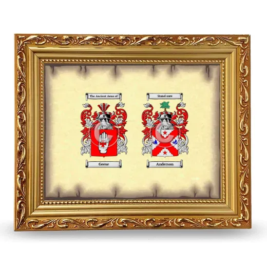 Anniversary Framed - Gold