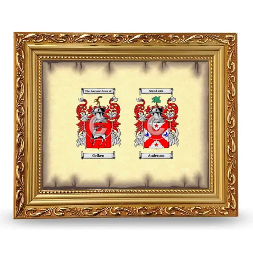 Anniversary Framed - Gold