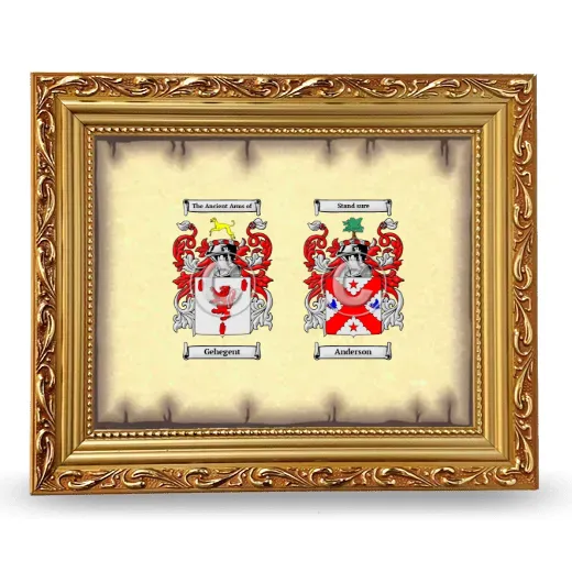 Anniversary Framed - Gold