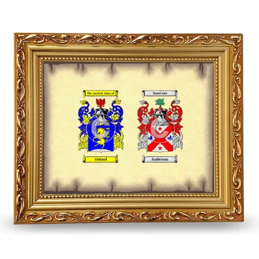 Anniversary Framed - Gold