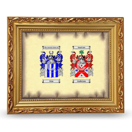 Anniversary Framed - Gold