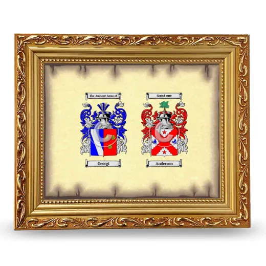 Anniversary Framed - Gold