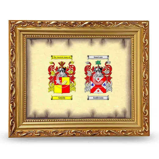 Anniversary Framed - Gold