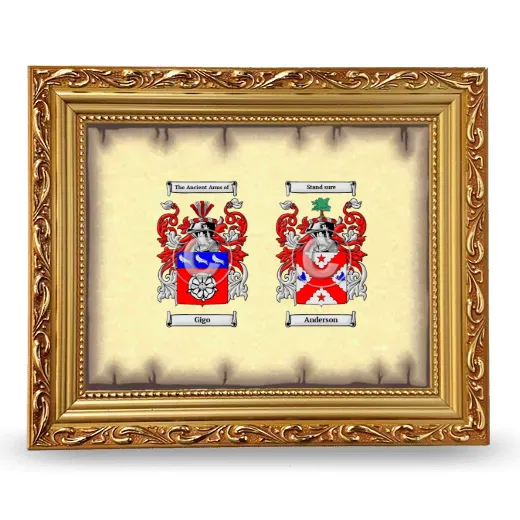 Anniversary Framed - Gold