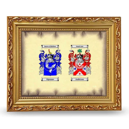 Anniversary Framed - Gold