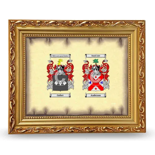 Anniversary Framed - Gold