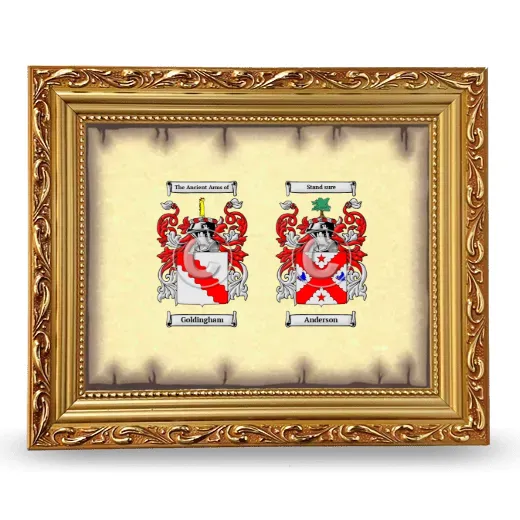 Anniversary Framed - Gold