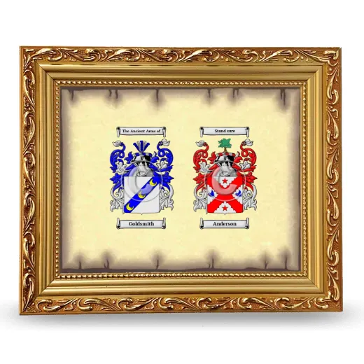 Anniversary Framed - Gold